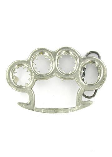 Hail to the King Brass Knuckleduster Belt Buckle Accessory 