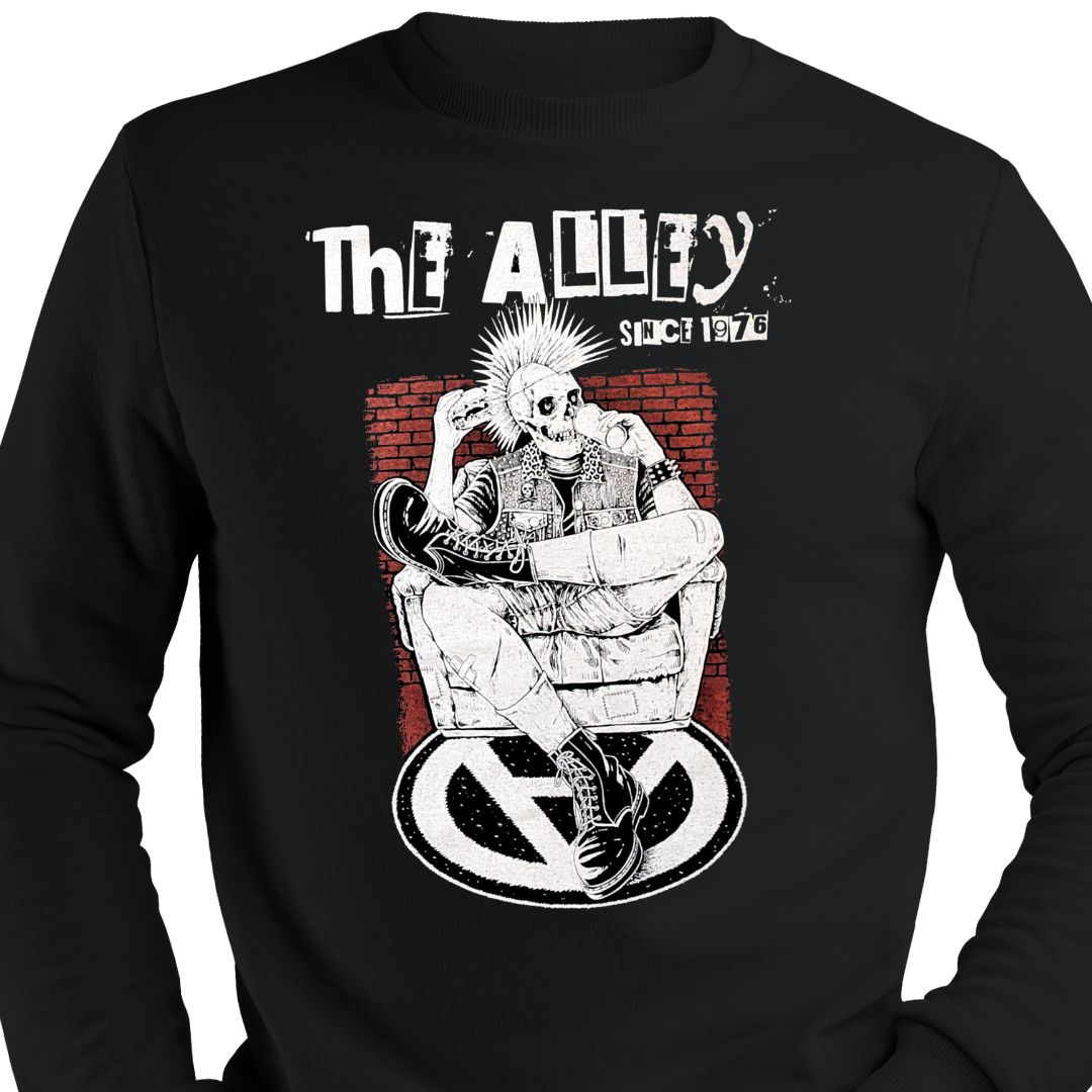 Punk Anarchist Crewneck Sweatshirt