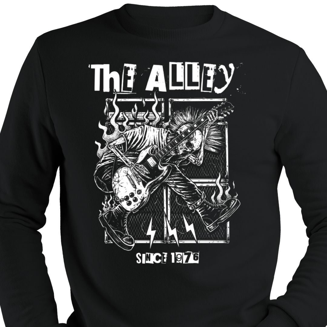 Punk Ass Guitar Player Crewneck Sweatshirt