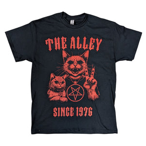 Satanic Cat with Kitten Tshirt | The Alley