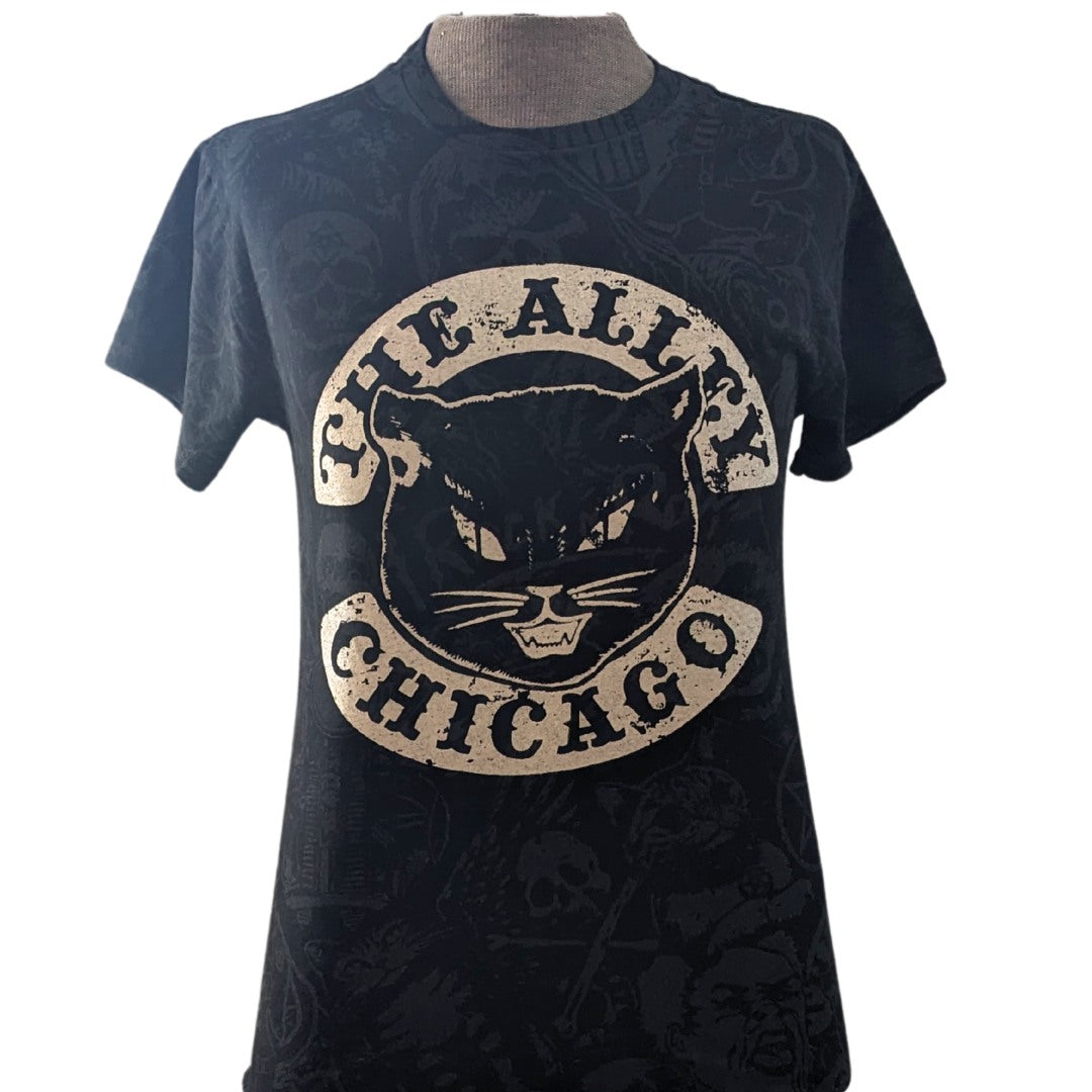 Black Cat Tattoo Tshirt | The Alley