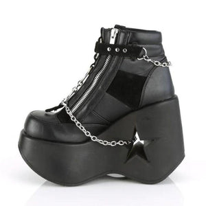 Demonia Dynamite-101 Vegan Leather Side Lace Boot - The Alley Chicago