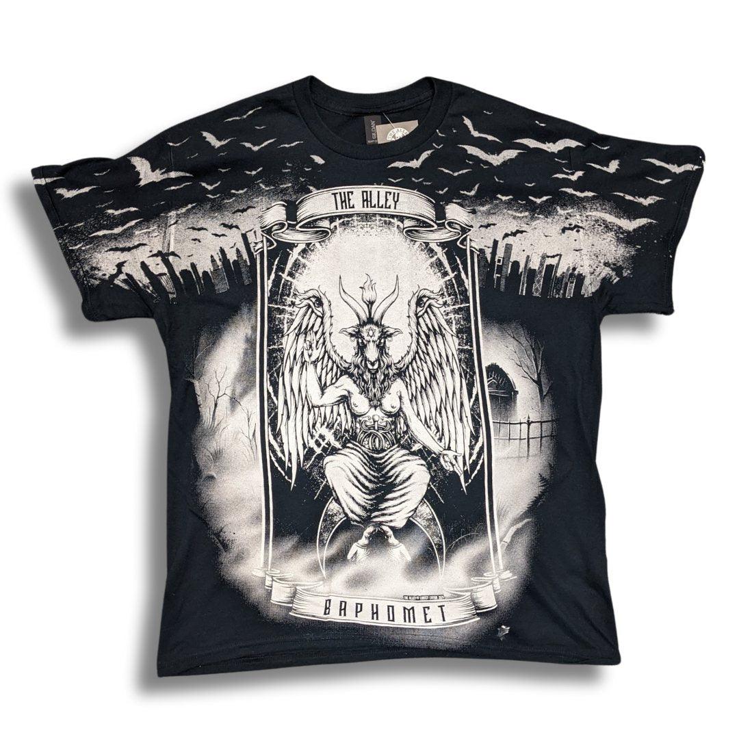 Huge Print Baphomet Going To Hell Tshirt - The Alley Chicago