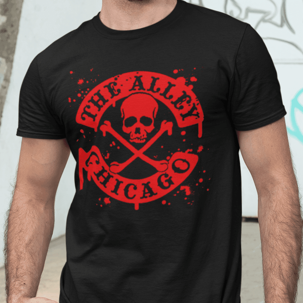 The Alley Chicago Blood Splatter T-shirt