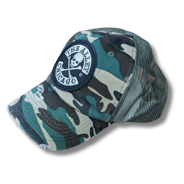 CHICAGO FLAG PATCH HAT – GREY DIGI CAMO